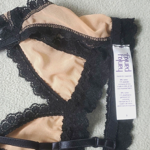 HANKY PANKY WOMEN'S  RACY  NUDE  ILLUSION  BRALETTE  ,NEW, NO TAGS - Picture 5 of 5